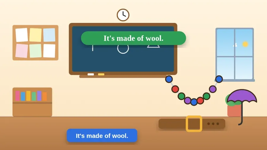 It's made of wool.