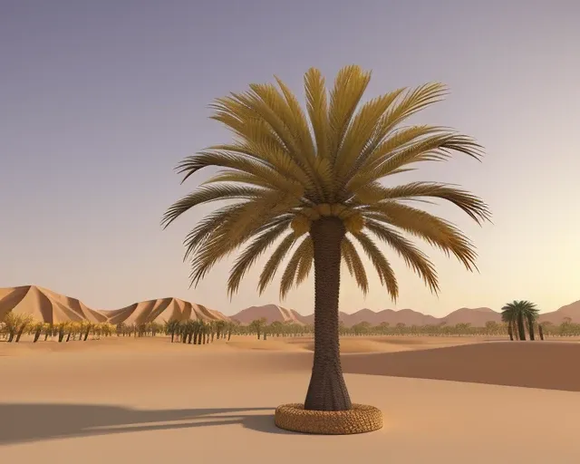 النخلة من أشهر محاصيل بلادي