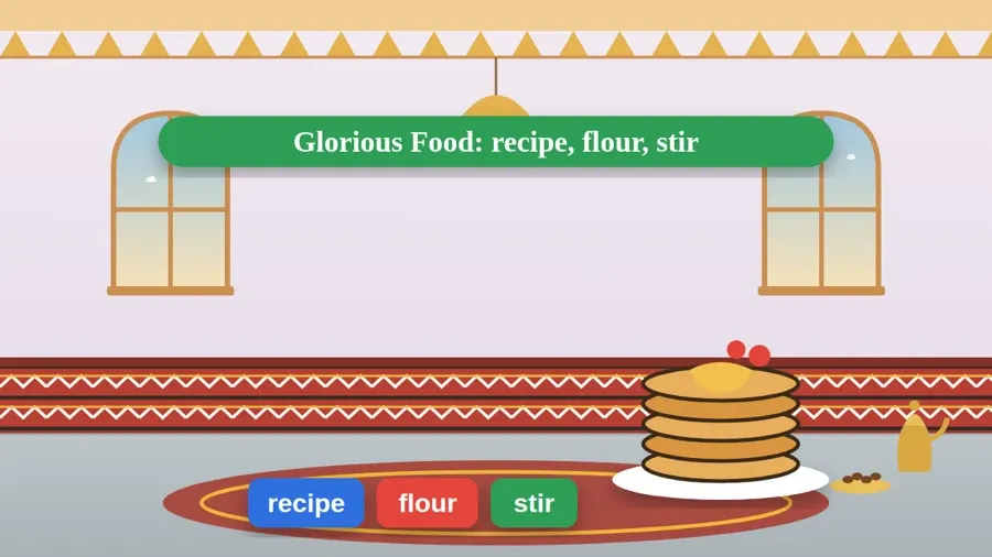 Glorious Food: recipe, flour, stir