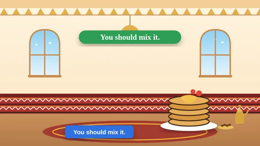 You should mix it.