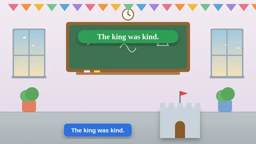 The king was kind.