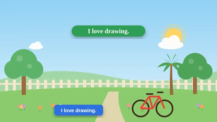 I love drawing.