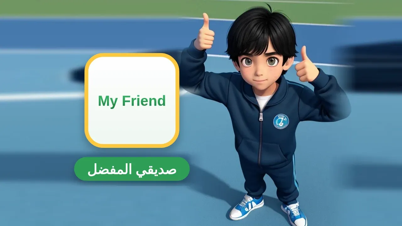 تعبير عن الصديق المفضل بالإنجليزي مع الترجمة