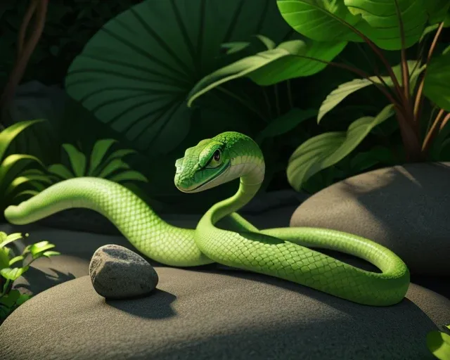 Look! It's a snake.
