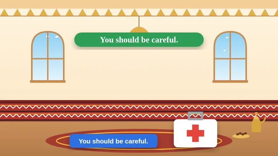 You should be careful.