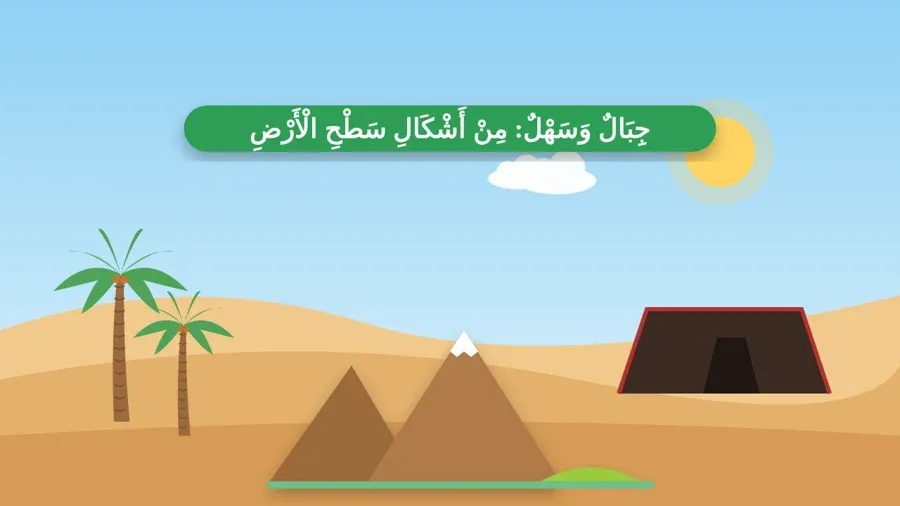 جِبَالٌ وَسَهْلٌ: مِنْ أَشْكَالِ سَطْحِ الْأَرْضِ