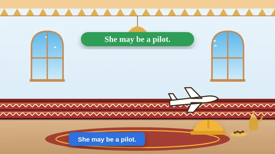 She may be a pilot.