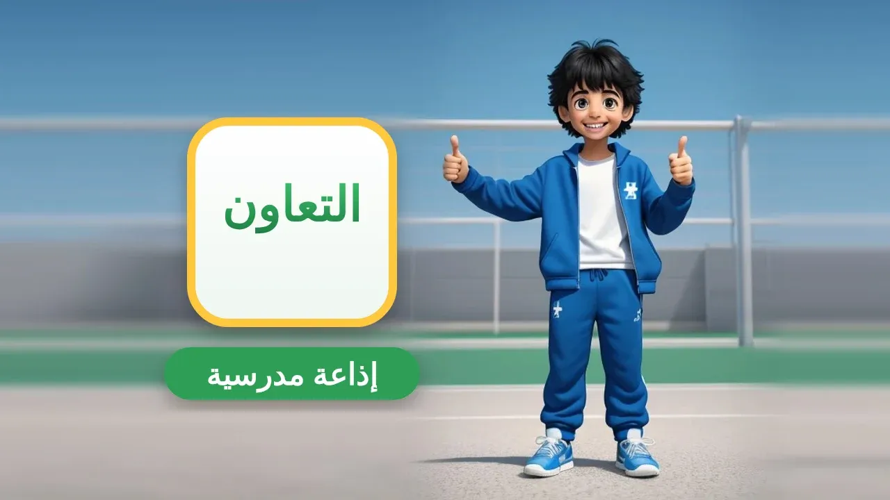 إذاعة مدرسية عن التعاون
