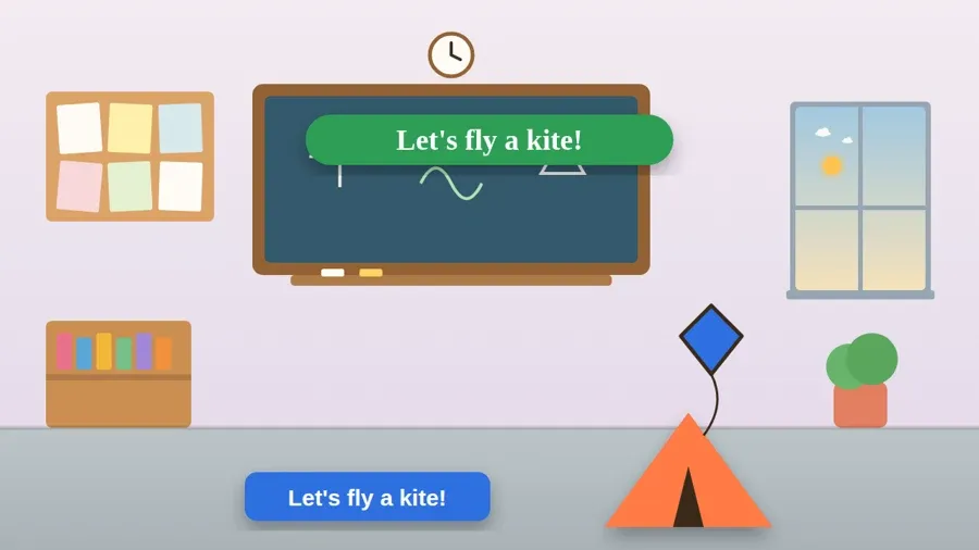 Let's fly a kite!