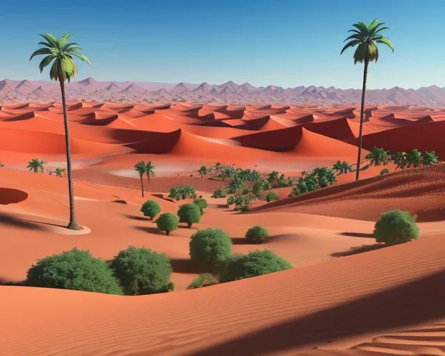 من طبيعة بلادي: صحراء ونخيل وجبال