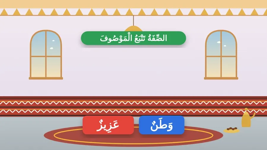 الصِّفَةُ تَتْبَعُ الْمَوْصُوفَ