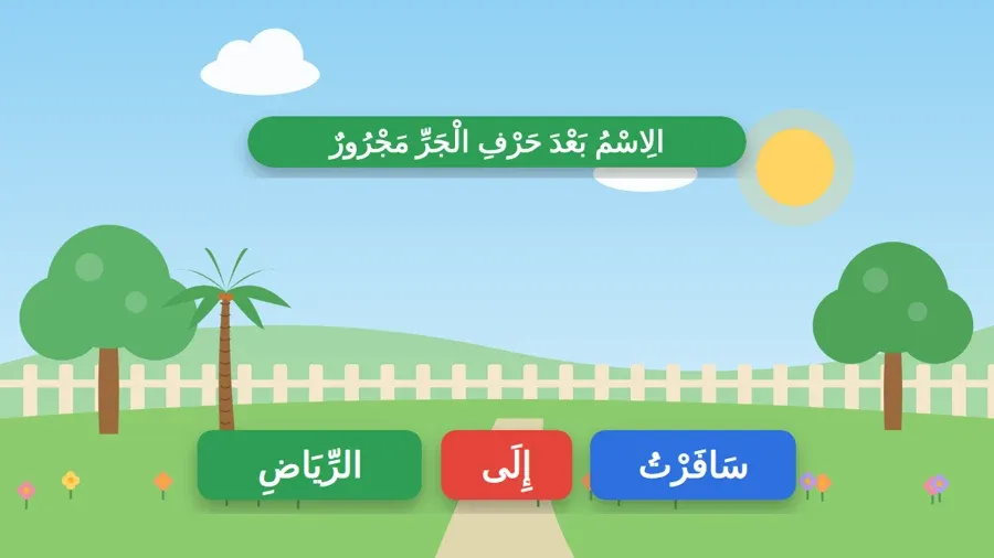 الِاسْمُ بَعْدَ حَرْفِ الْجَرِّ مَجْرُورٌ